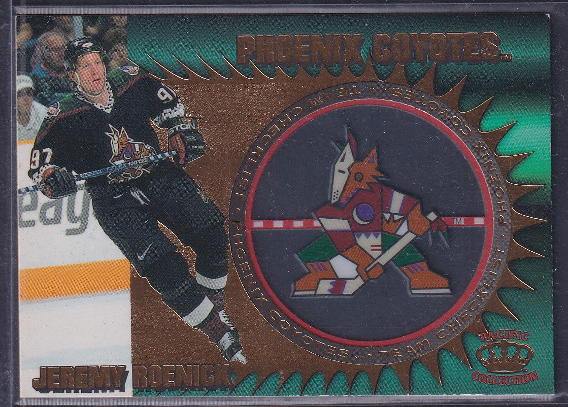 JEREMY ROENICK - 1996 Pacific Collection Team Checklist #19