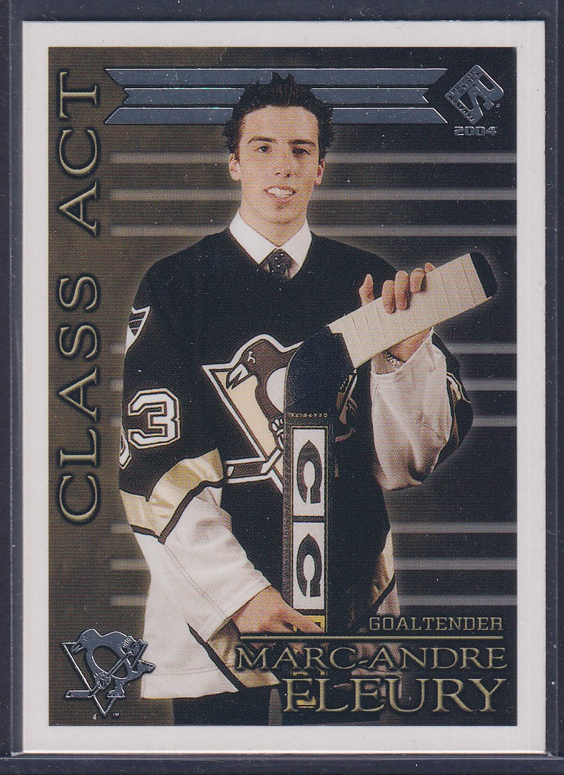 MARC-ANDRE FLEURY - 2003 Pacific Private Stock Class Act Rookie #9