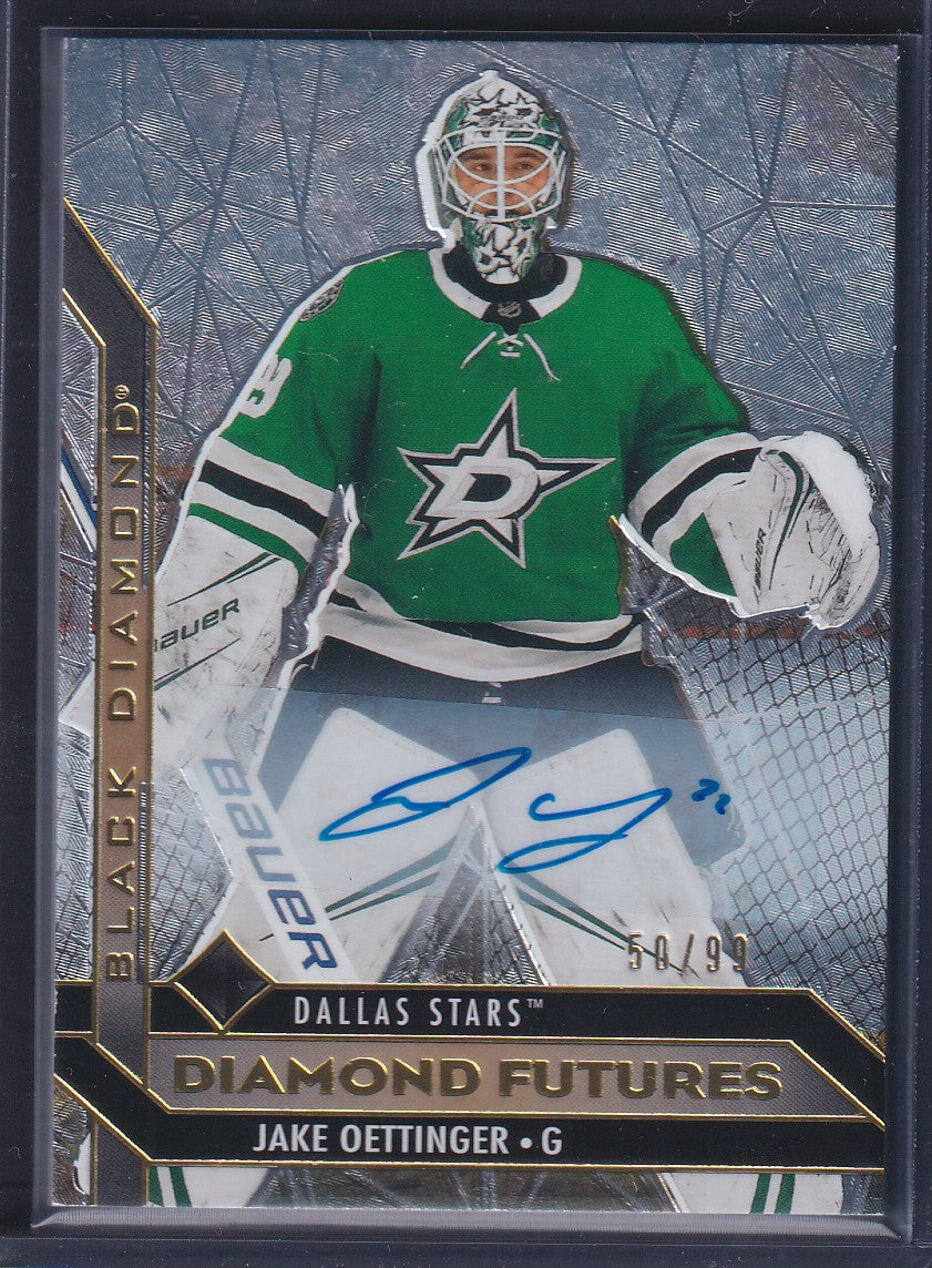 JAKE OETTINGER - 2020 Upper Deck Black Diamond Future Auto #BDF-JO, /99