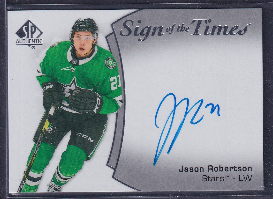 JASON ROBERTSON - 2021 SP Authentic Sign of the Times Auto #SOTT-RO