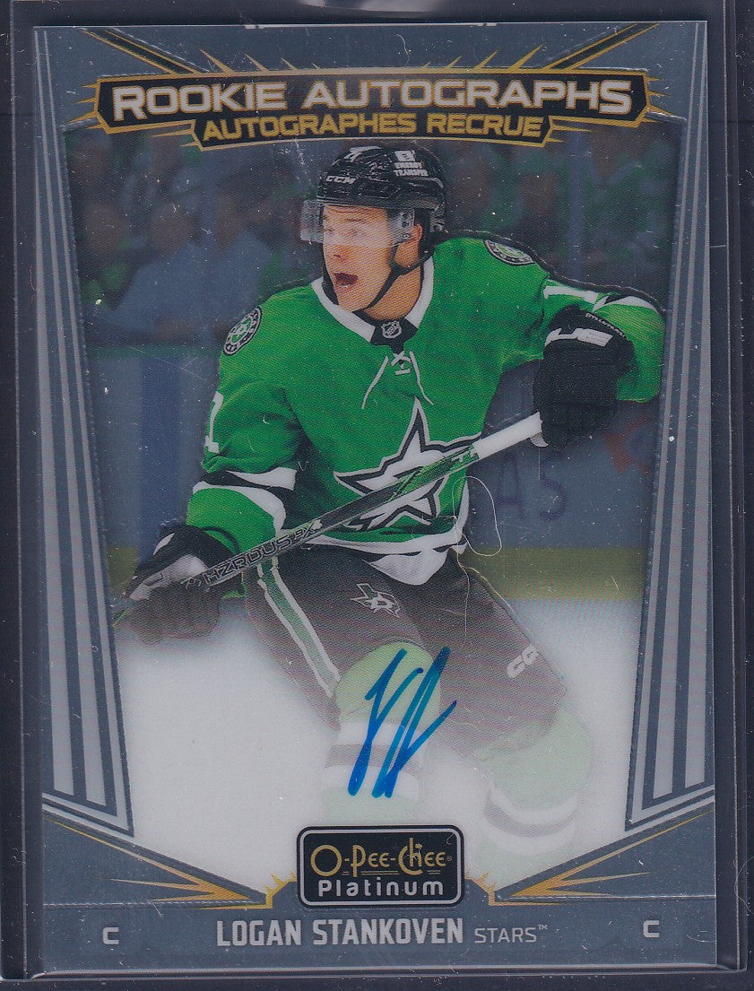 LOGAN STANKOVEN - 2024 O-Pee-Chee Platinum Rookie Autographs #R-ST