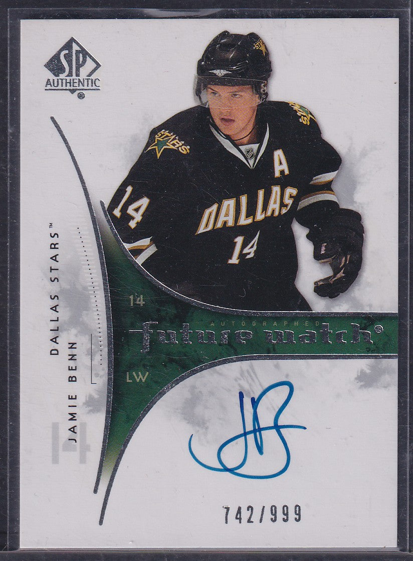 JAMIE BENN - 2009 SP Authentic Future Watch Auto #223, /999