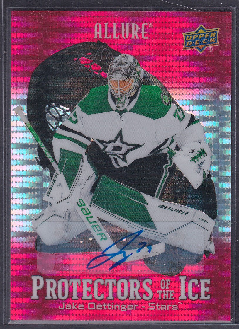 JAKE OETTINGER - 2024 Upper Deck Allure Protectors of the Ice Auto #PI-6