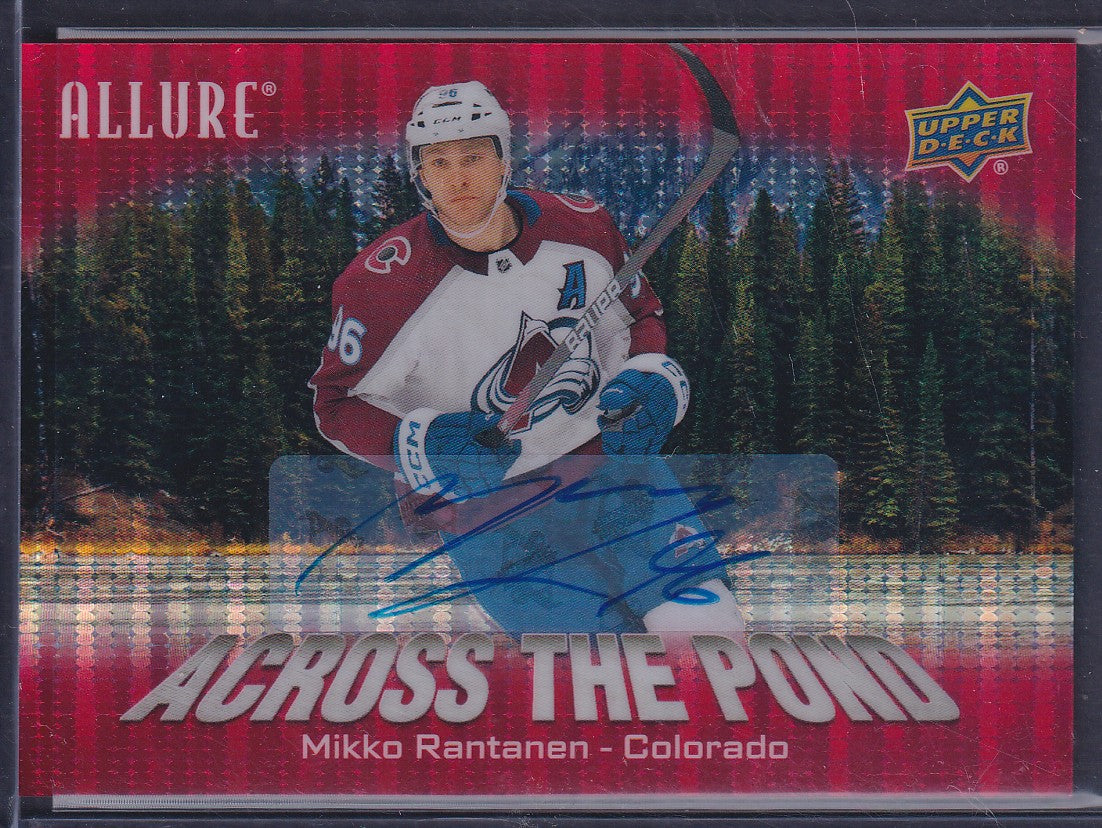 MIKKO RANTANEN - 2024 Upper Deck Allure Across the Pond Auto #ATP-3