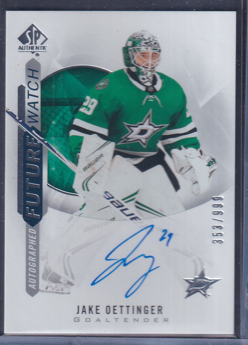JAKE OETTINGER - 2020 SP Authentic Future Watch Auto #160, /999