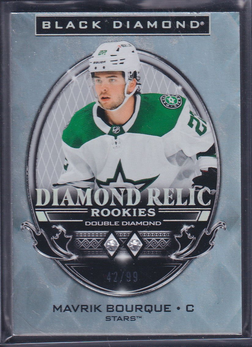 MAVRIK BOURQUE - 2024 Black Diamond Relic Rookies #BDR-MB, /99