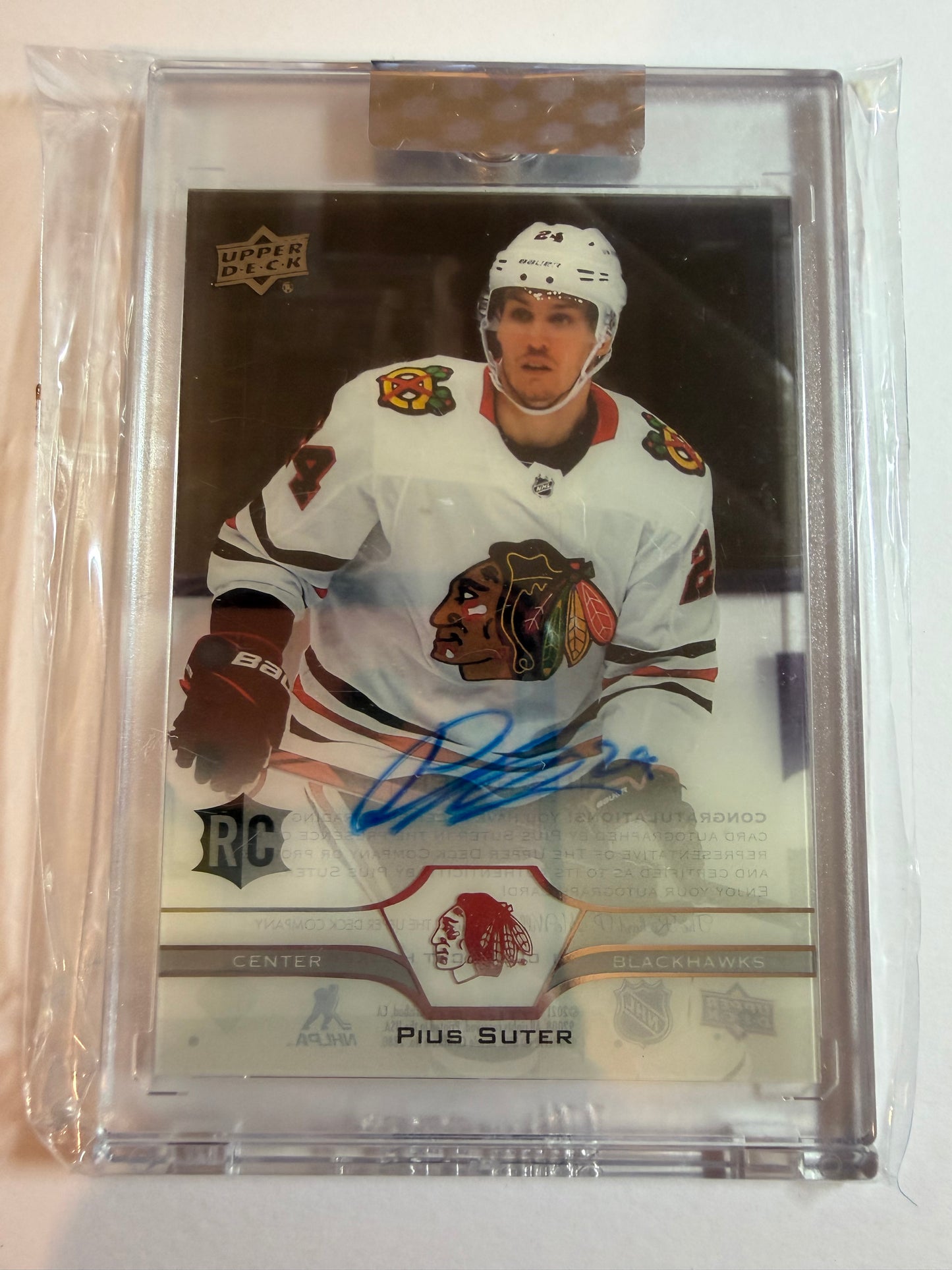 PIUS SUTER - 2020 Upper Deck Clear Cut Rookie Auto #CC-PS