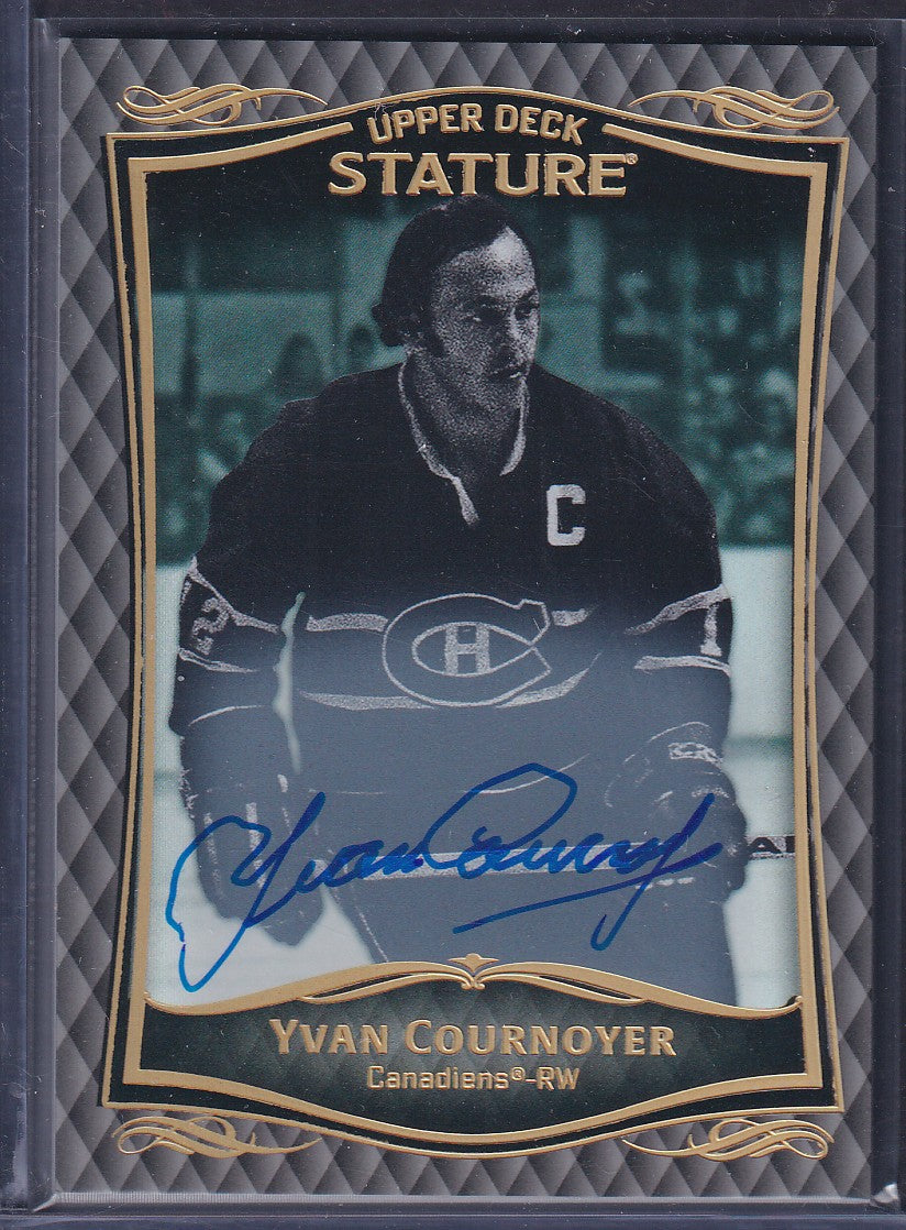 YVAN COURNOYER - 2023 Upper Deck Stature Auto #30
