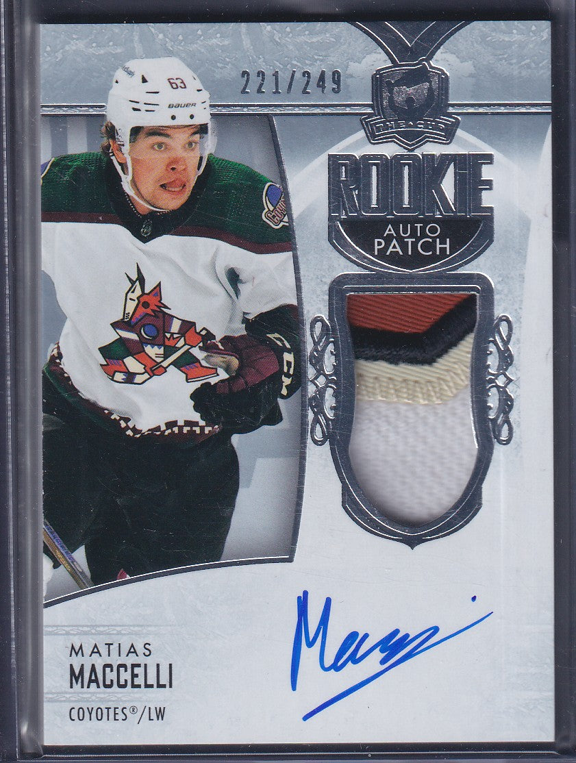 MATIAS MACCELLI - 2022 The Cup Rookie Auto Patch #106, /249