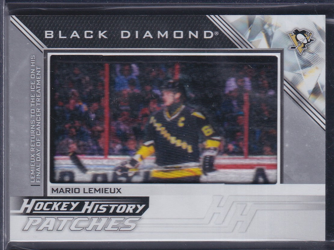 MARIO LEMIEUX - 2024 UD Black Diamond Hockey History Patches #HHP-ML