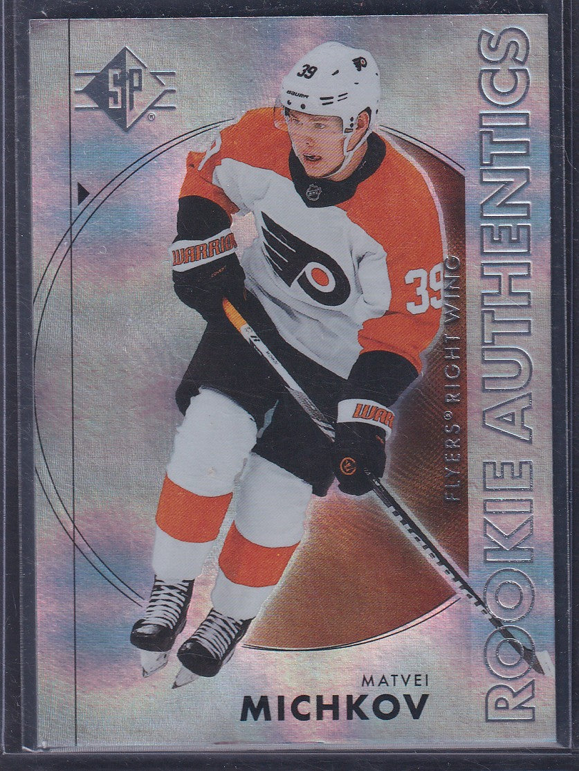 MATVEI MICHKOV - 2024 SP Hockey Rookie Authentics FOIL #137, SSP