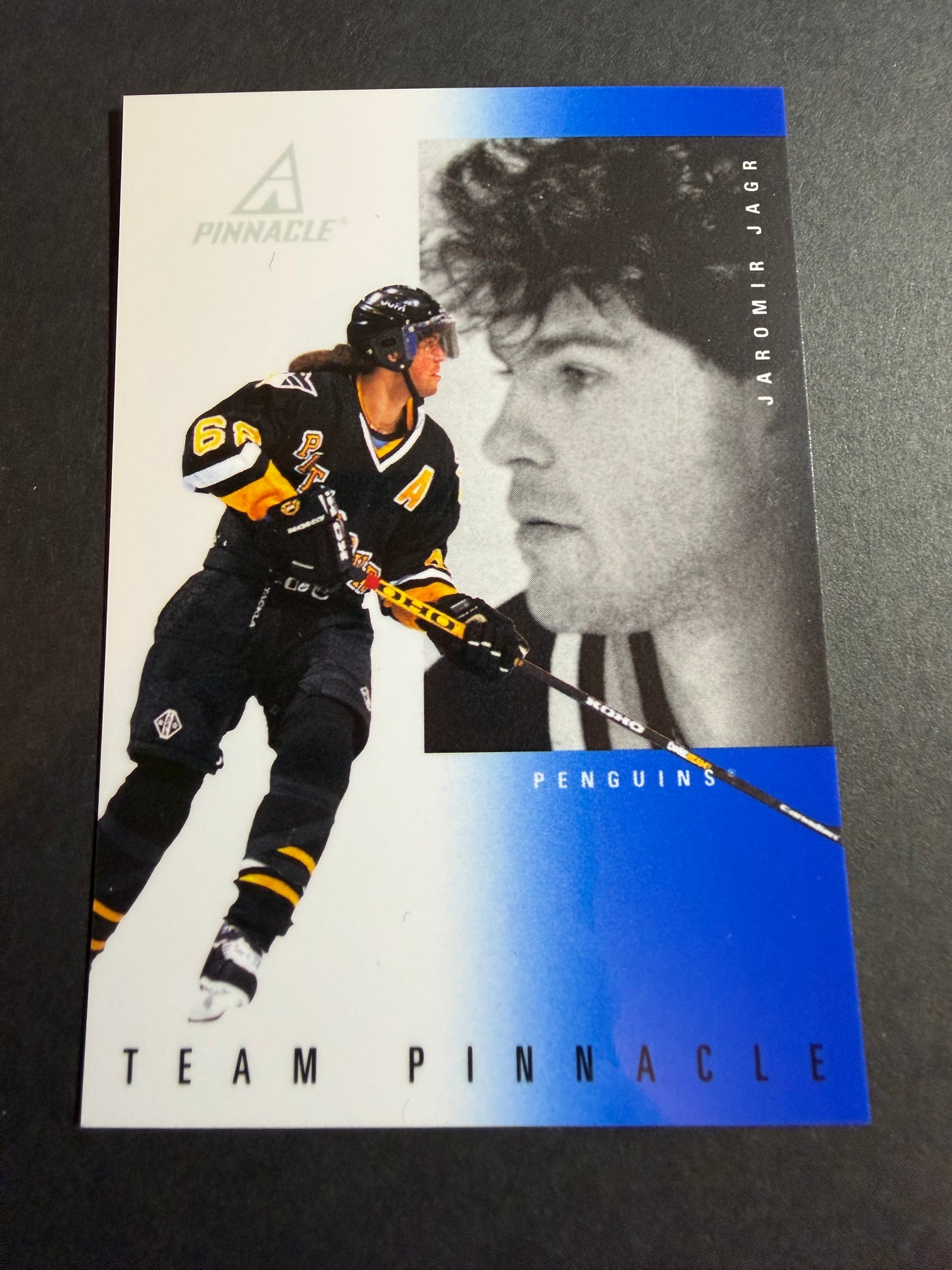 TKACHUK / JAGR - 1997 Team Pinnacle Mirror REFRACTOR Parallel #6, SSP