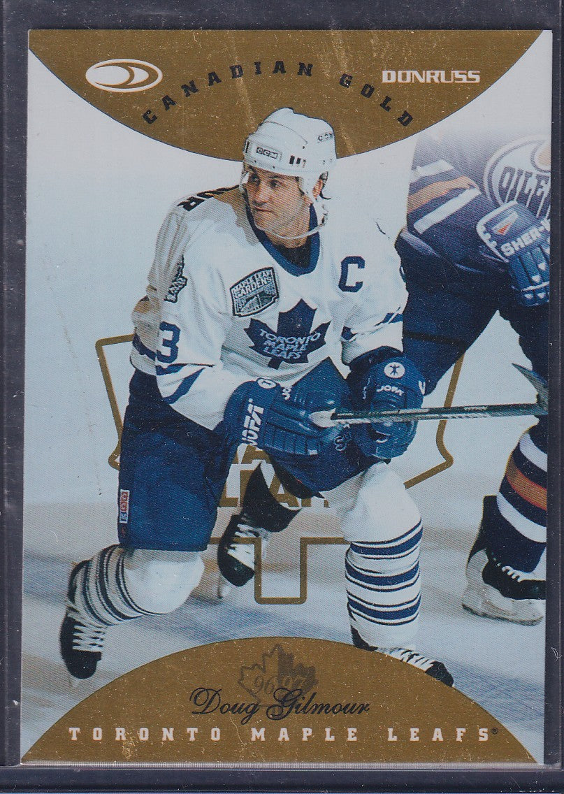 DOUG GILMOUR - 1996 Donruss Canadian Gold Press Proof #112, /150