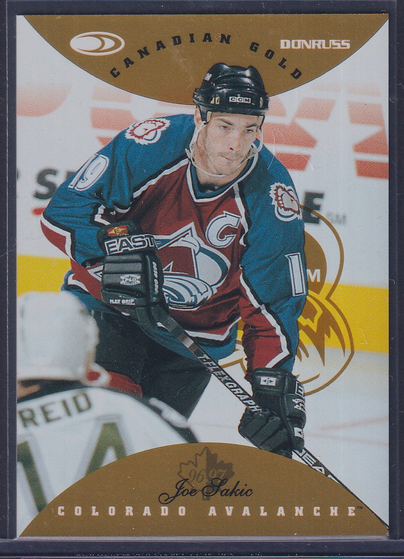 JOE SAKIC - 1996 Donruss Canadian Gold Press Proof #74, /150