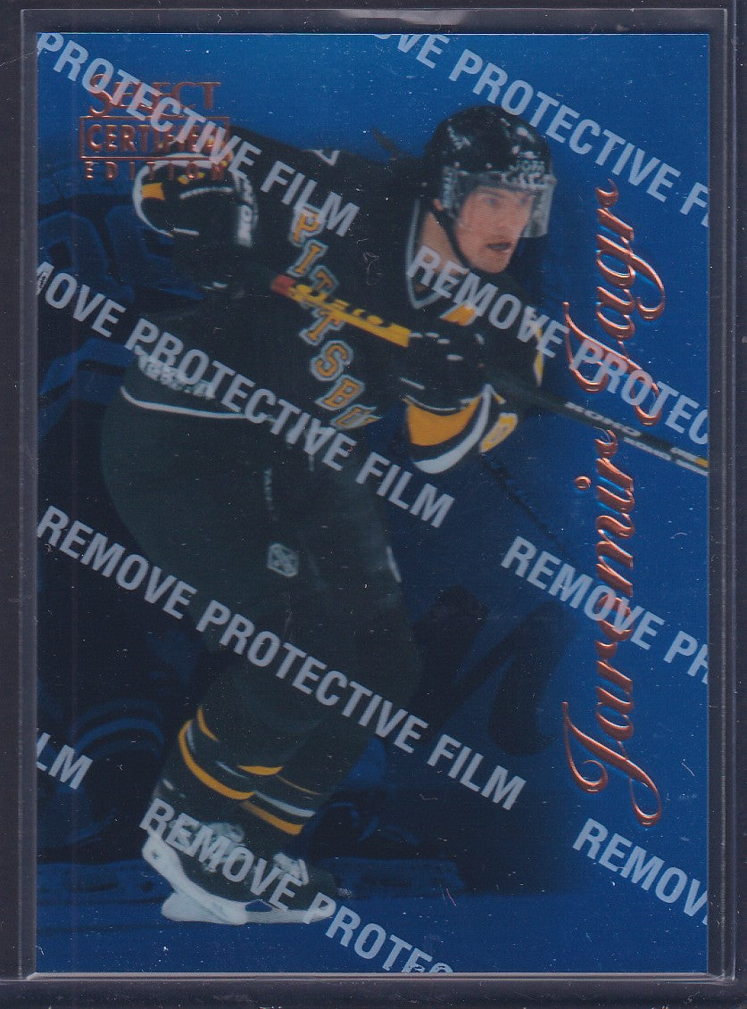 JAROMIR JAGR - 1996 Pinnacle Select Certified BLUE #43