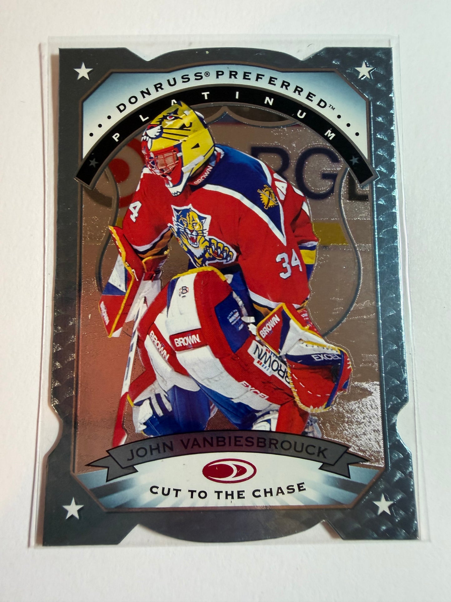 JOHN VANBIESBROUCK - 1997 Donruss Preferred Cut to the Chase Platinum Die Cut #9