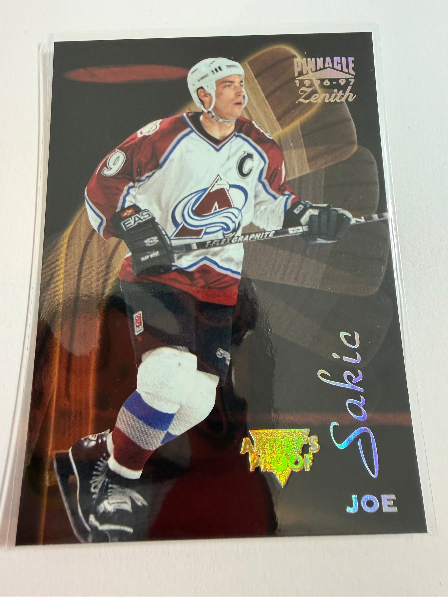JOE SAKIC - 1996 Pinnacle Zenith Artist's Proof #44
