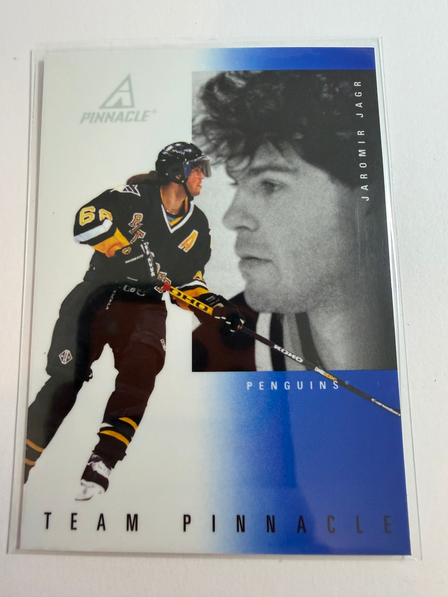 TKACHUK / JAGR - 1997 Team Pinnacle Mirror REFRACTOR Parallel #6, SSP