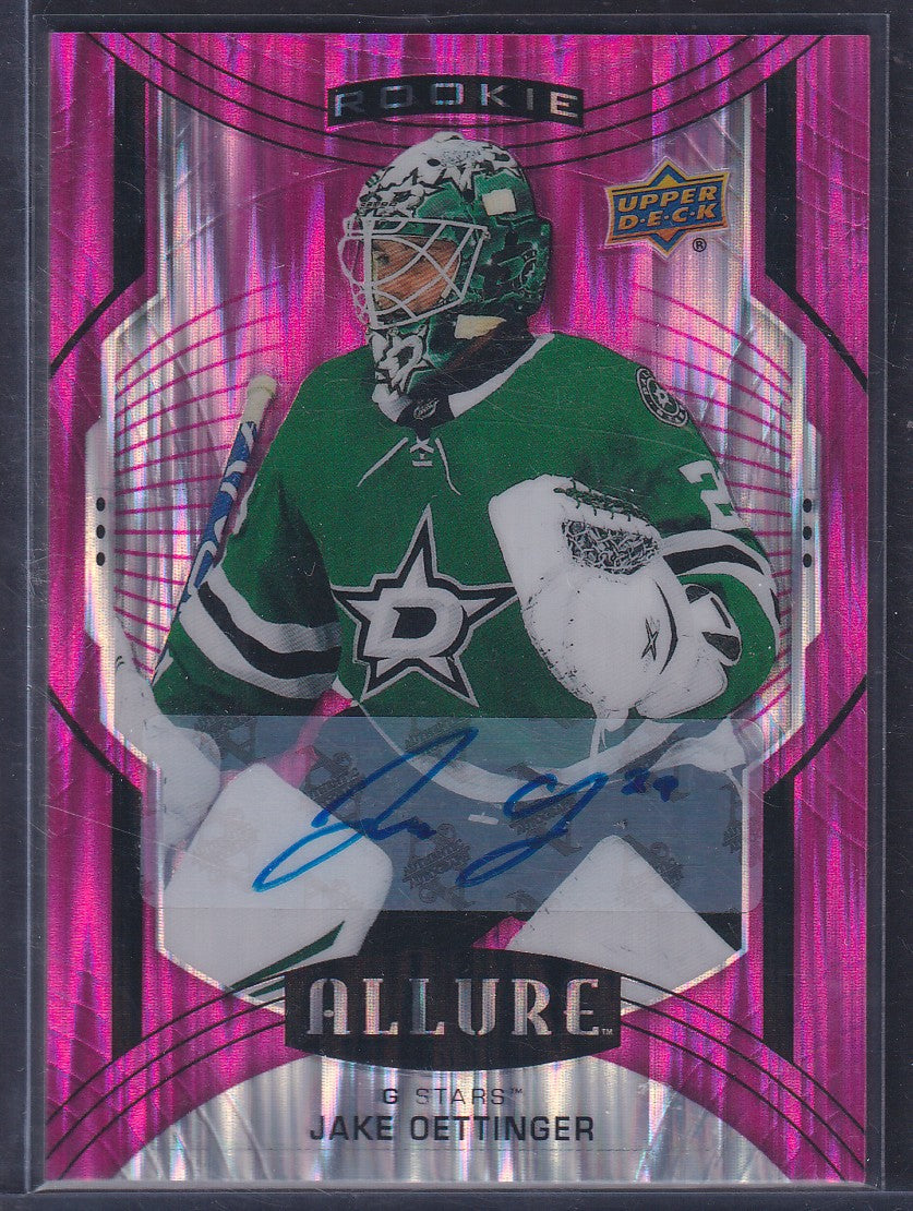 JAKE OETTINGER - 2020 Upper Deck Allure Rookie MAGENTA AUTO #133, /75