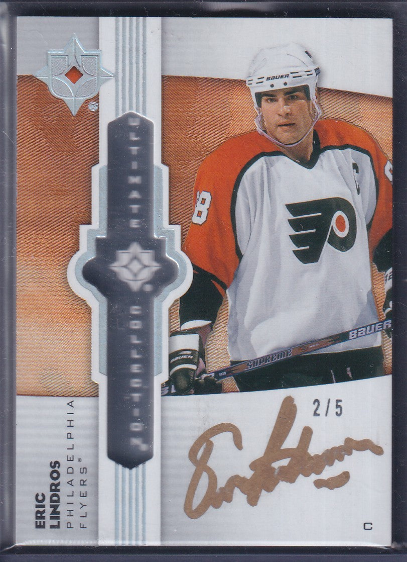 ERIC LINDROS - 2022 Upper Deck Ultimate Collection Auto #UE-EL, /5