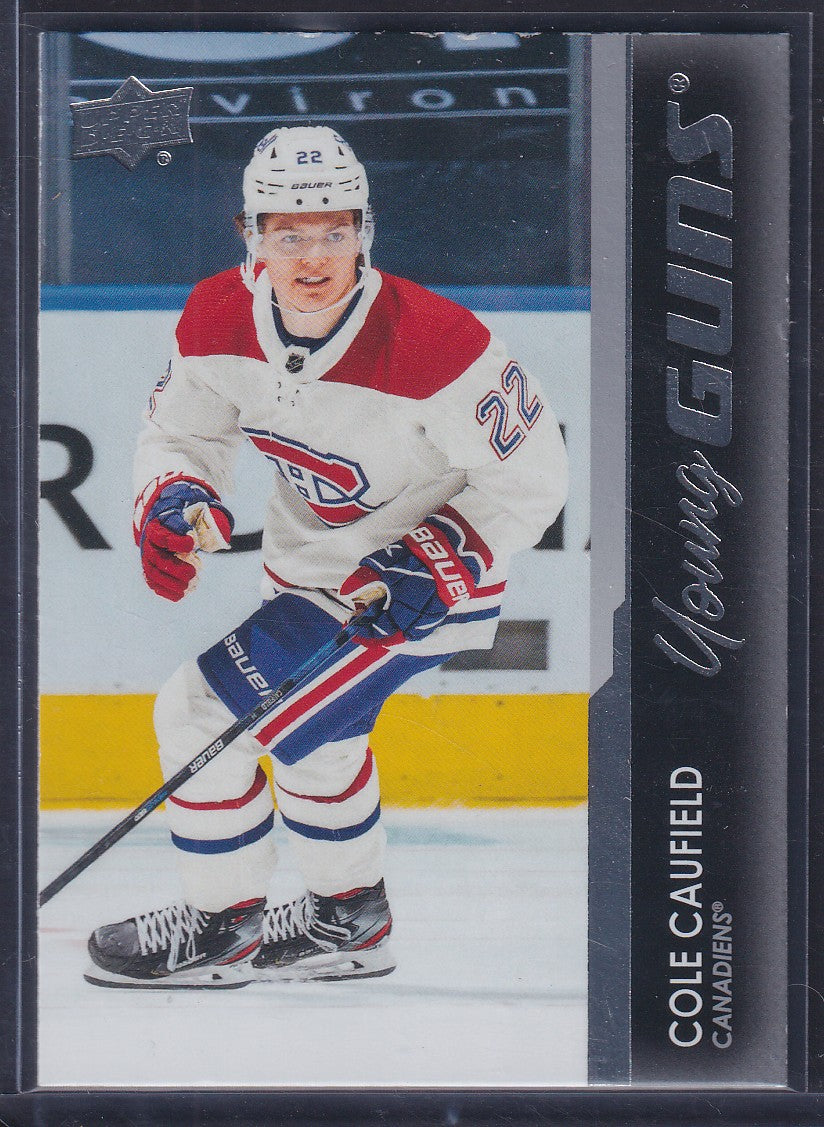 COLE CAUFIELD - 2021 Upper Deck Young Guns #201 (top edge)