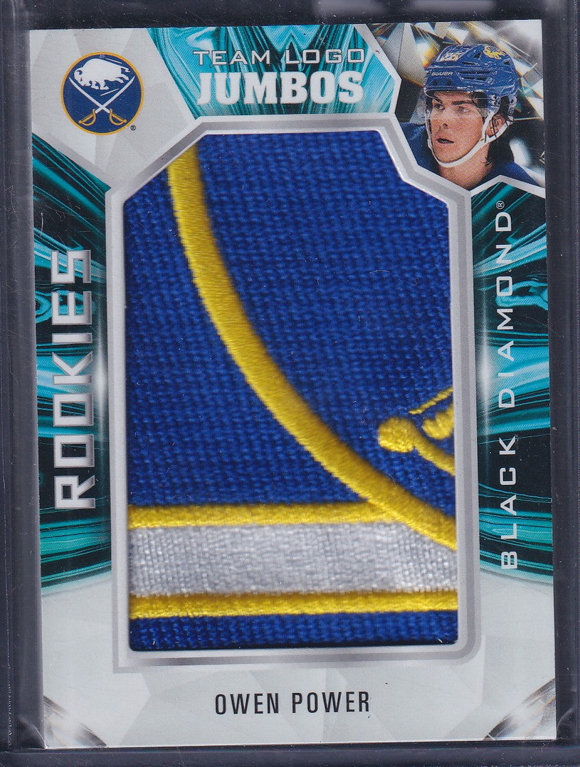OWEN POWER - 2022 Upper Deck Black Diamond Team Logo Jumbos Rookies #RTL-OP