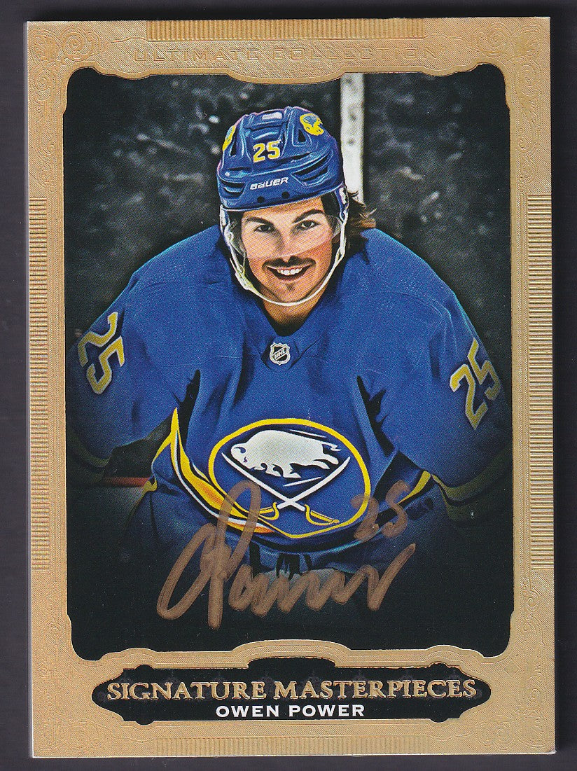 OWEN POWER - 2022 Upper Deck Ultimate Signature Masterpieces Auto #USM-OP