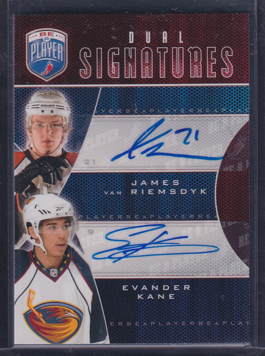 VAN RIEMSDYK / KANE - 2009 BAP Dual Signatures Auto #S2-KV