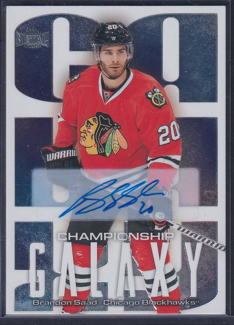BRANDON SAAD - 2025 Metal Universe Championship Galaxy Auto #CG-3