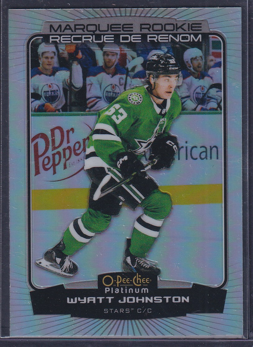WYATT JOHNSTON - 2022 O-Pee-Chee Platinum Marquee Rookie RAINBOW #294