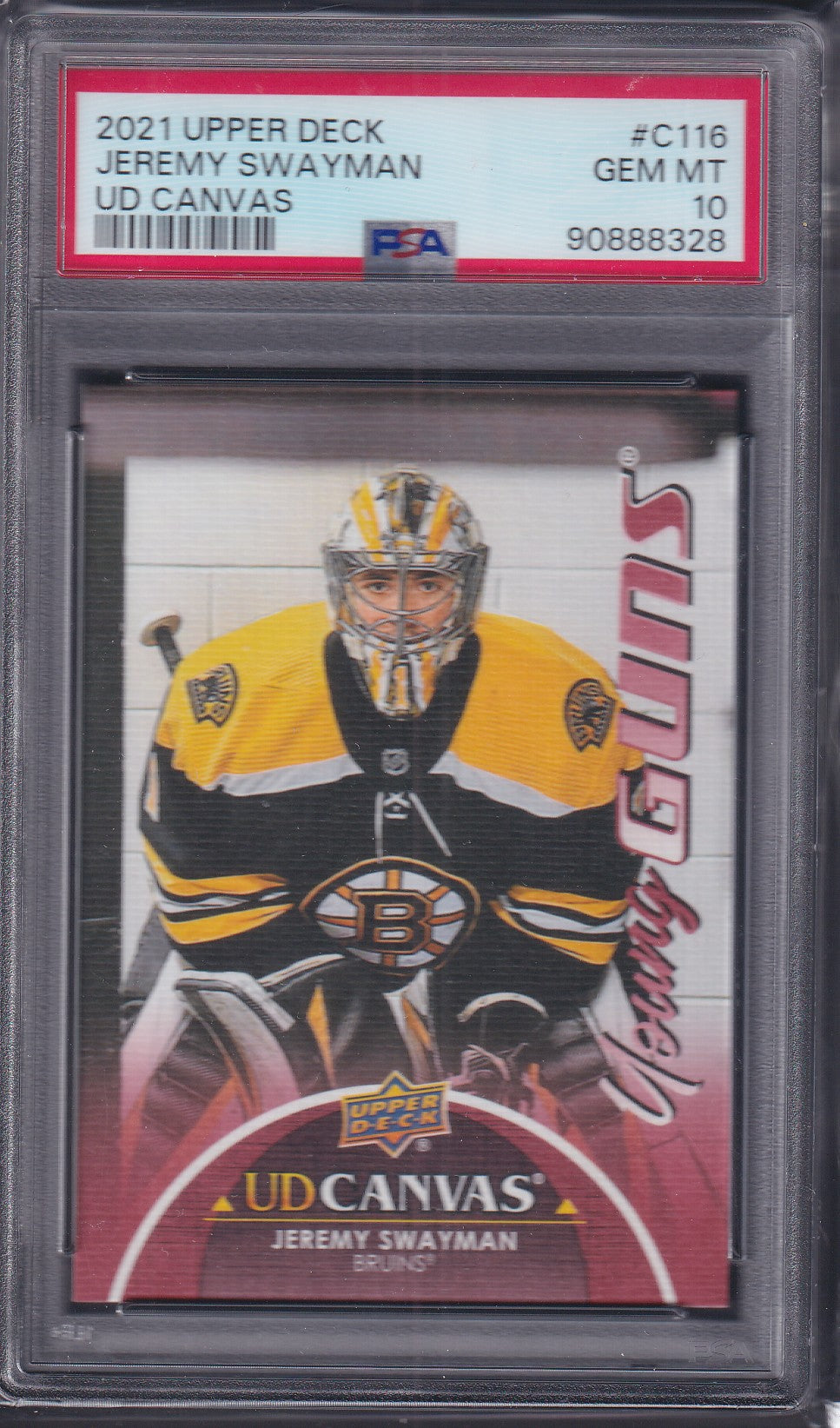 JEREMY SWAYMAN - 2021 Upper Deck Young Guns Canvas #C116, PSA 10