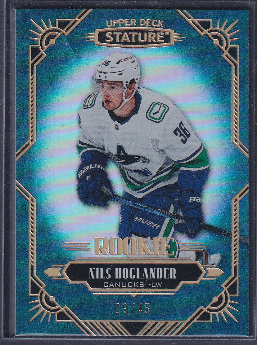 NILS HOGLANDER - 2020 Upper Deck Stature Rookie #139, /45