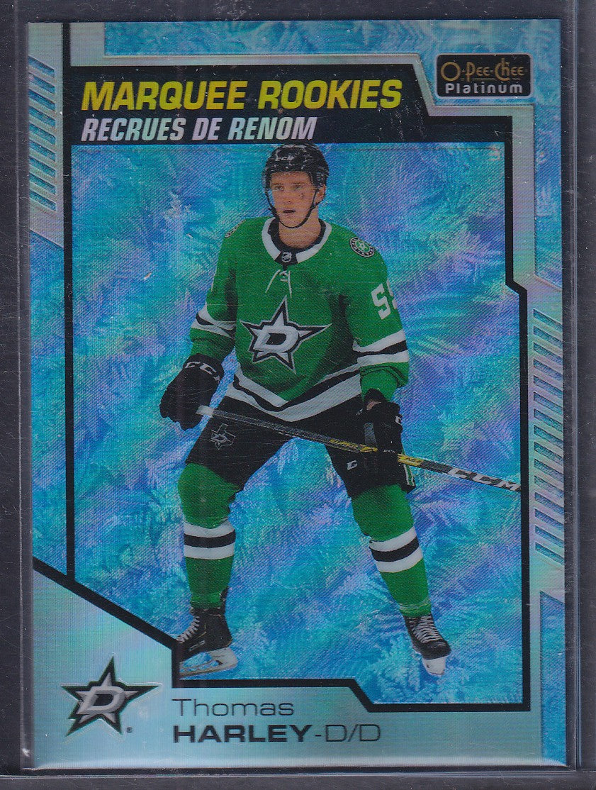 THOMAS HARLEY - 2020 O-Pee-Chee Plat Marquee Rookies ARCTIC FREEZE #157, /99