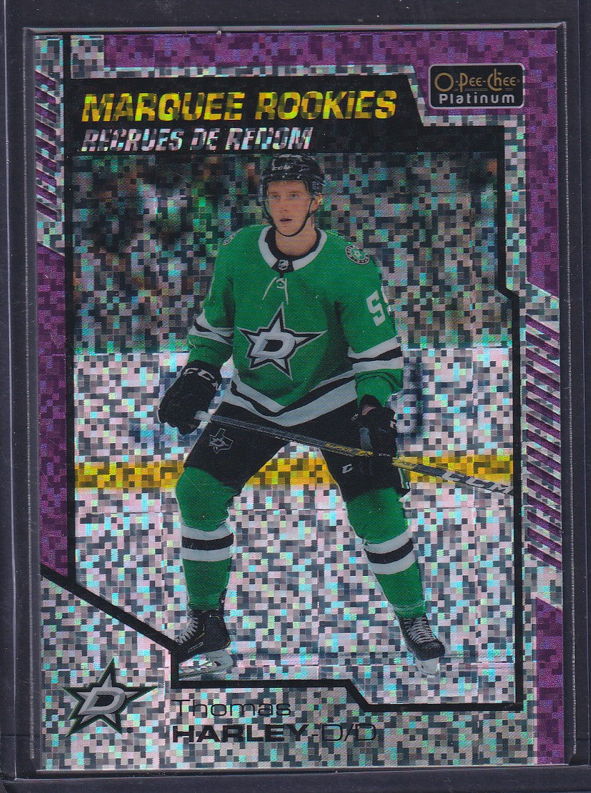 THOMAS HARLEY - 2020 O-Pee-Chee Plat Marquee Rookies VIOLET PIXELS #157, /399