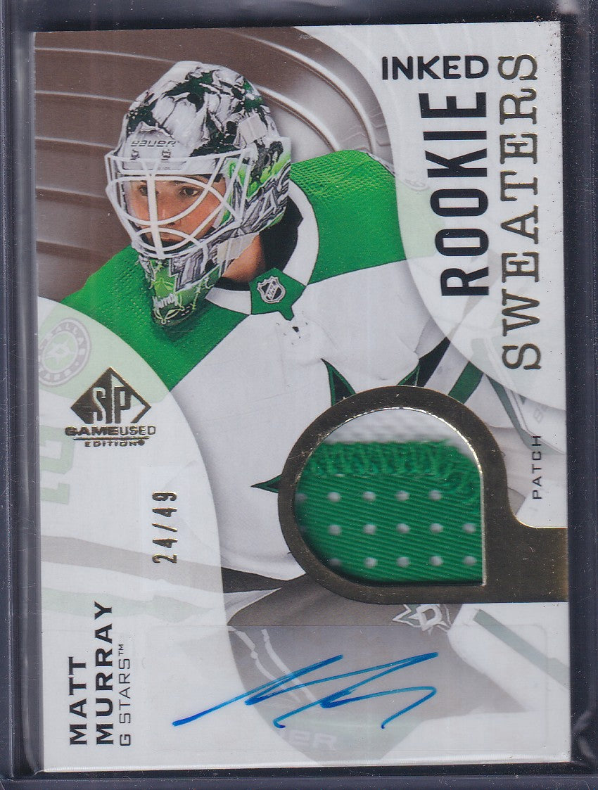 MATT MURRAY - 2023 SP Game Used Inked Rookie Sweaters #RS-MM, /49