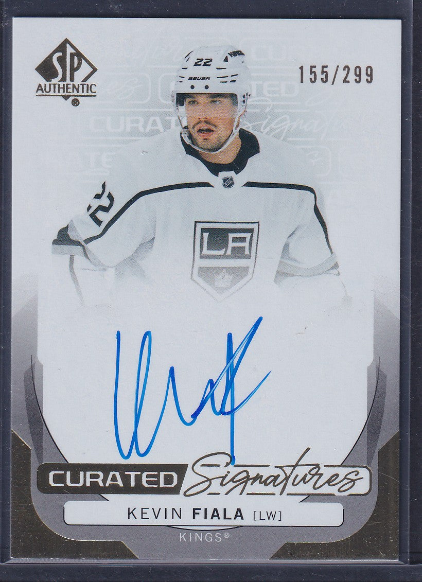 KEVIN FIALA - 2024 SP Authentic Curated Signatures Auto #SPC-KF, /299