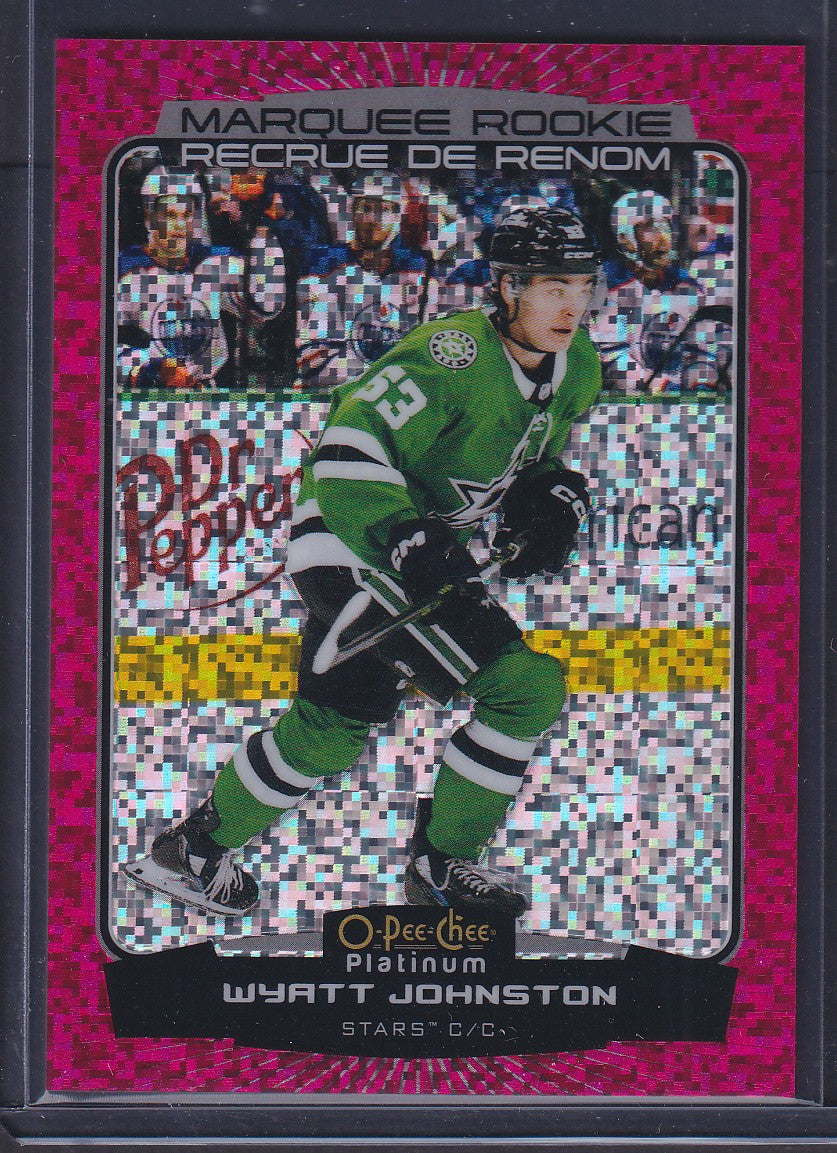 WYATT JOHNSTON - 2022 O-Pee-Chee Marquee Rookie VIOLET PIXELS #294, /299