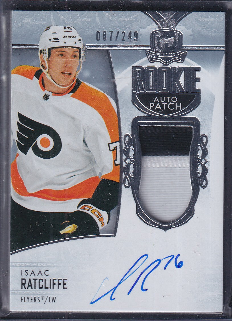 ISAAC RATCLIFFE - 2022 The Cup Rookie Auto Patch #108, /249