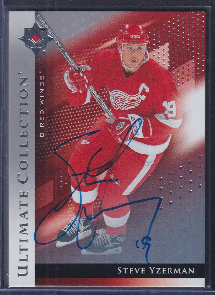 STEVE YZERMAN - 2024 Ultimate Collection SILVER Auto #96