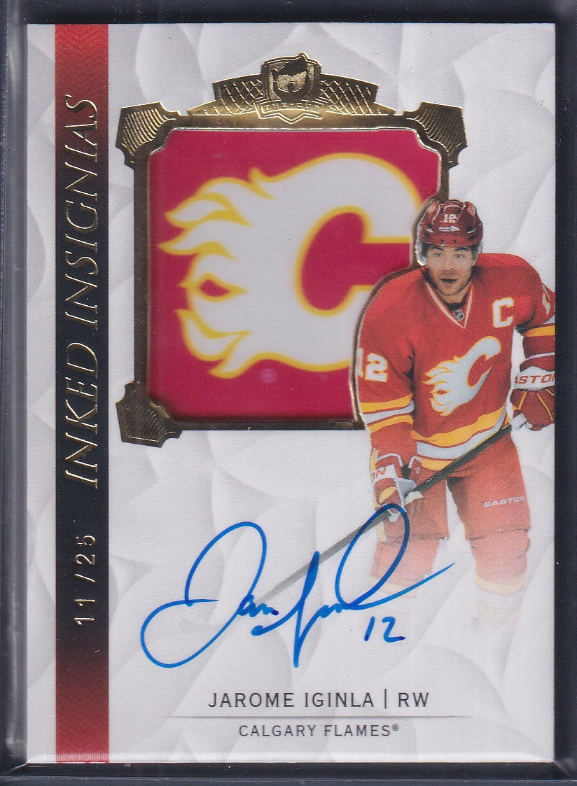 JAROME IGINLA - 2020 The Cup Inked Insignias Auto #II-JI, /25