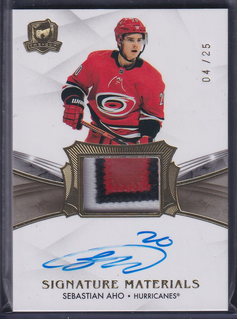 SEBASTIAN AHO - 2020 The Cup Signature Materials Auto Patch #SP-SA, /25