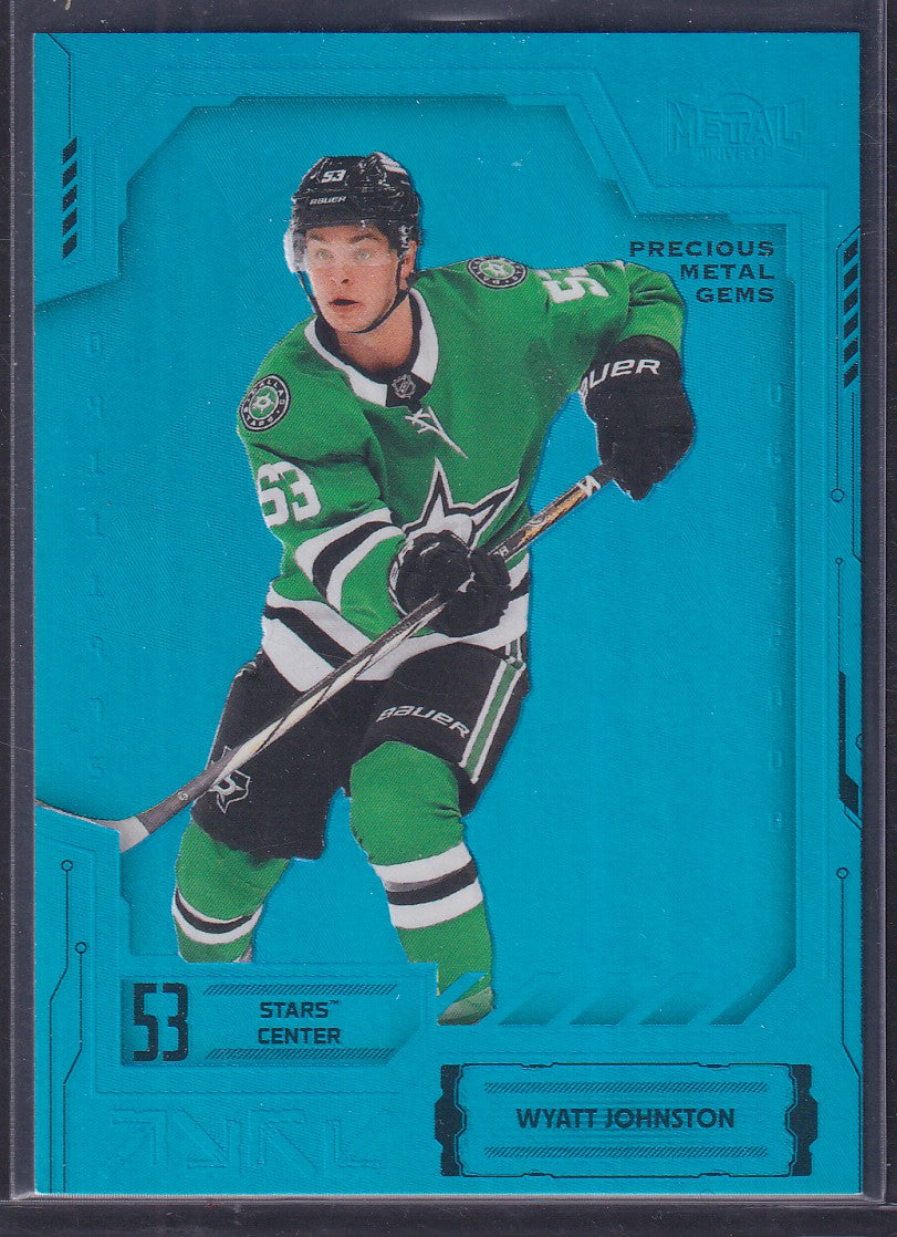 WYATT JOHNSTON - 2025 Metal Universe Skybox PMG BLUE #79, /50