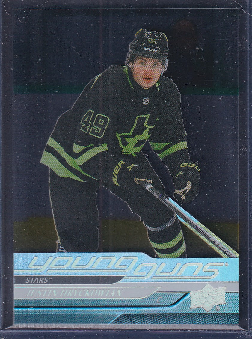 JUSTIN HRYCKOWIAN - 2024 Upper Deck Young Guns ACETATE #723