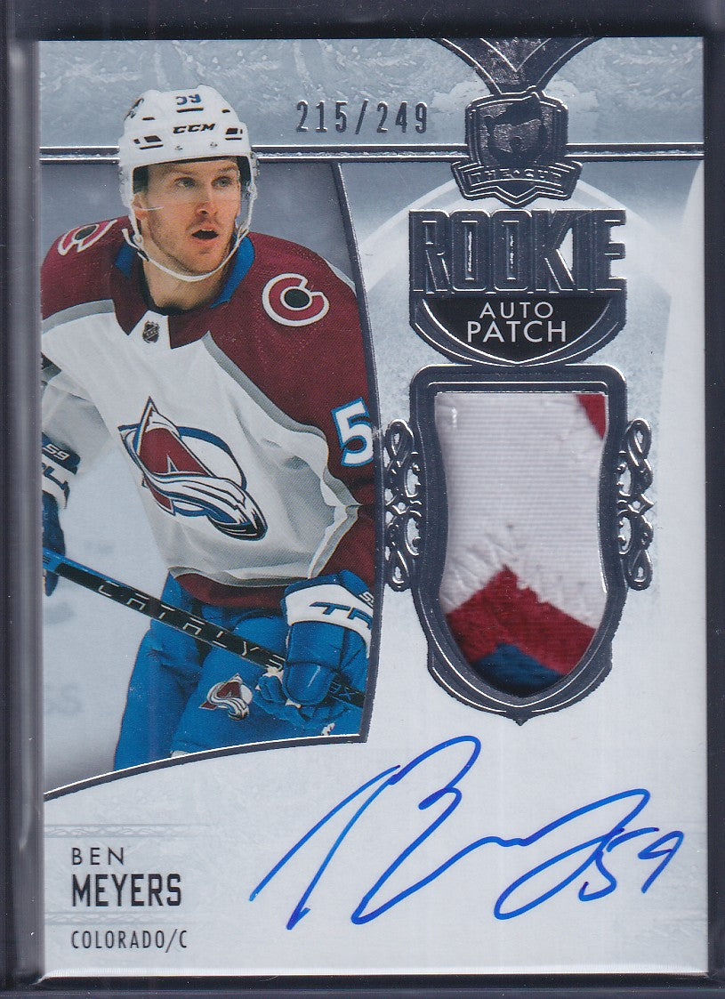 BEN MEYERS - 2022 The Cup Rookie Auto Patch #123, /249