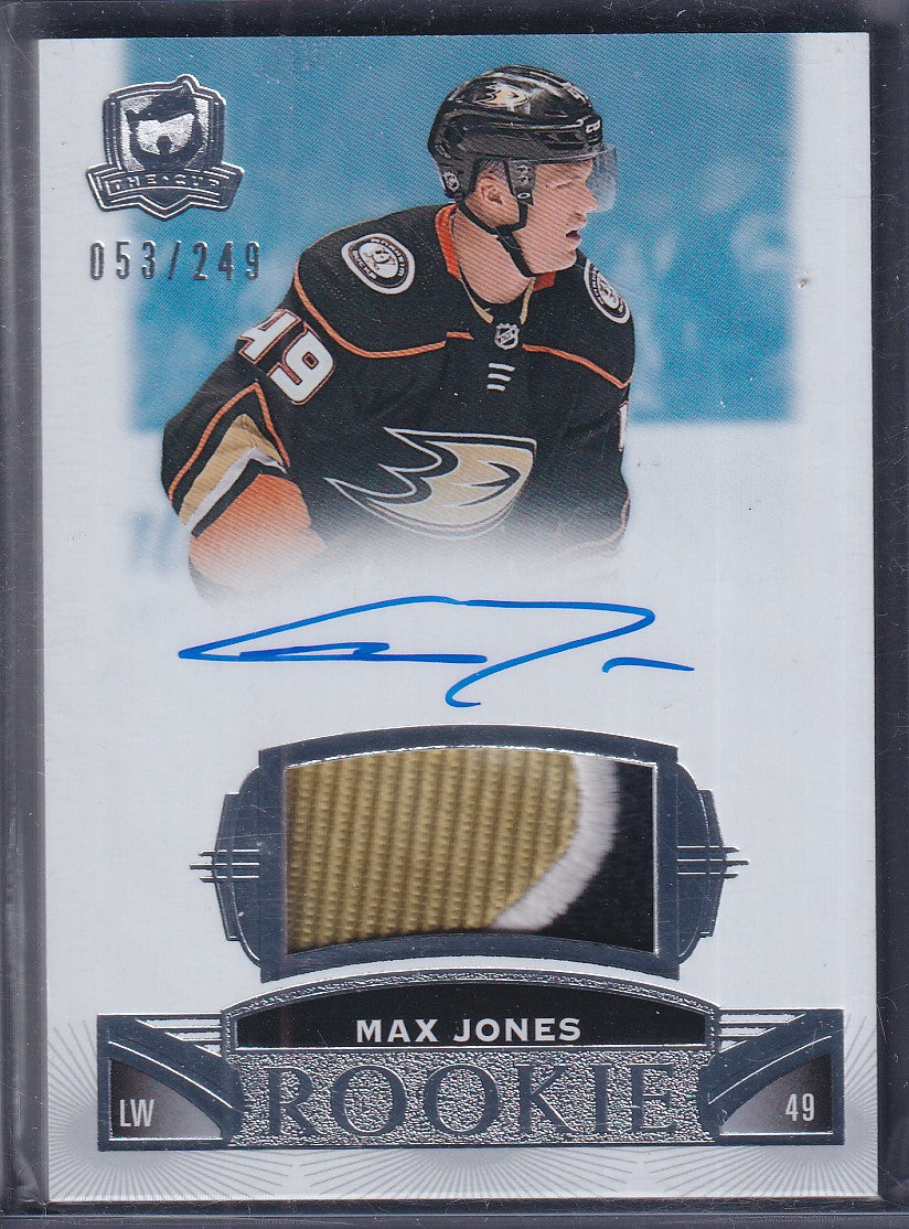 MAX JONES - 2019 The Cup Rookie Auto Patch #78, /249