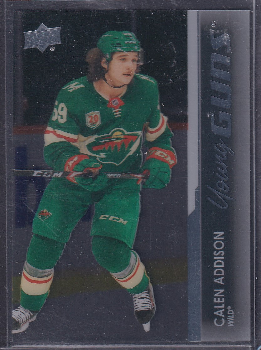 CALEN ADDISON - 2021 Upper Deck Young Guns CLEAR CUT #227