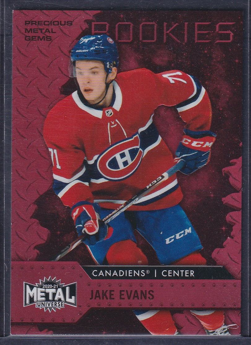 JAKE EVANS - 2020 Metal Universe PMG Precious Metal Gems Rookies #131, /100