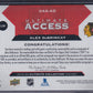 ALEX DEBRINCAT - 2019 Ultimate Access Auto Patch #UAA-AD, /135