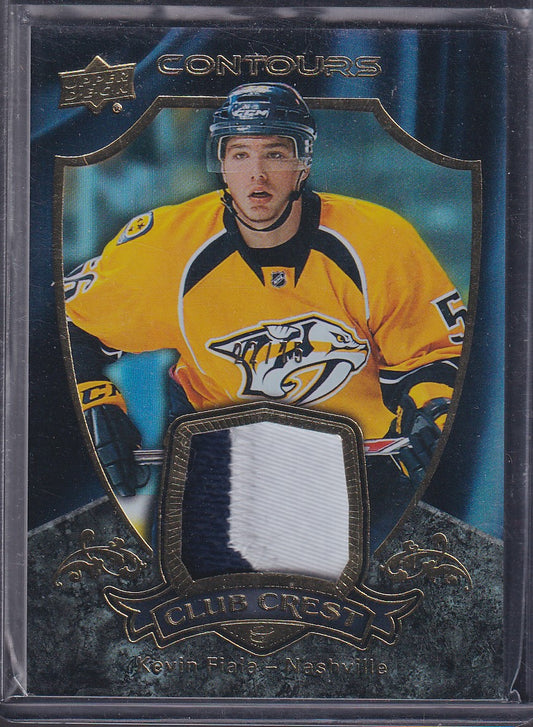 KEVIN FIALA - 2015 Upper Deck Contours Club Crest Patch #CC-6, /75