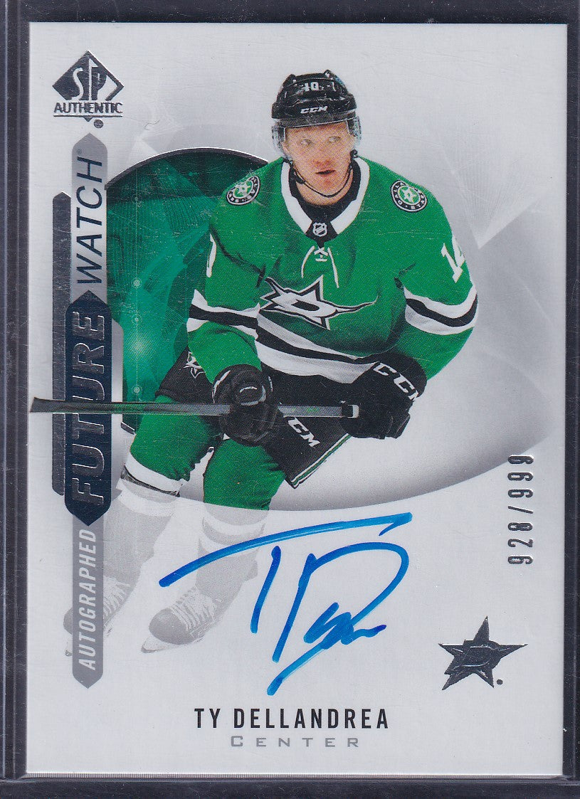 TY DELLANDREA - 2020 SP Authentic Future Watch Auto #164, /999